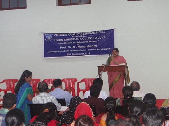 Invited Lecture by Dr R Mahalakshmi
