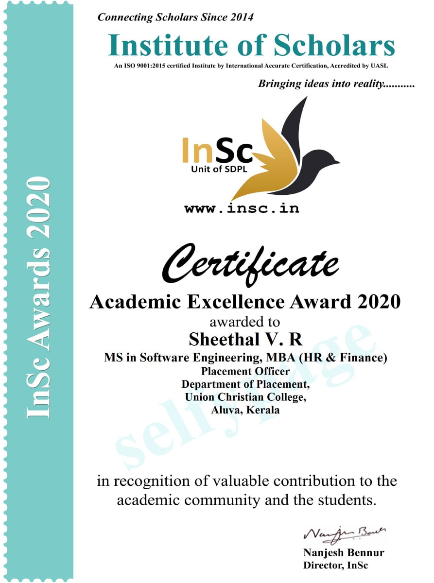 Congratulations Sheethal V R