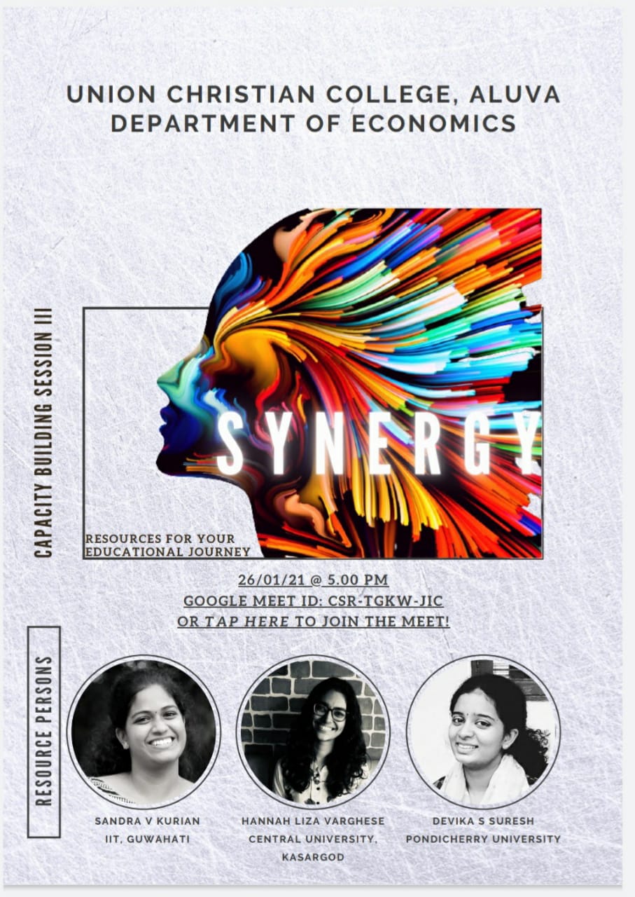 Webinar – ‘Synergy’ organized by the Department of Economics