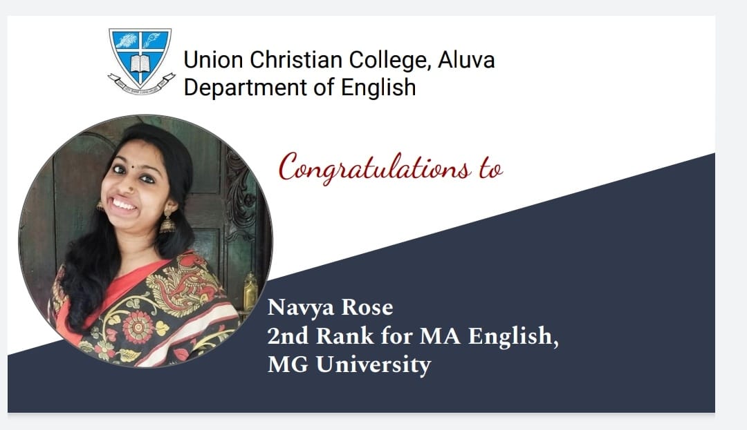 Congratulations to the Rank Holder
