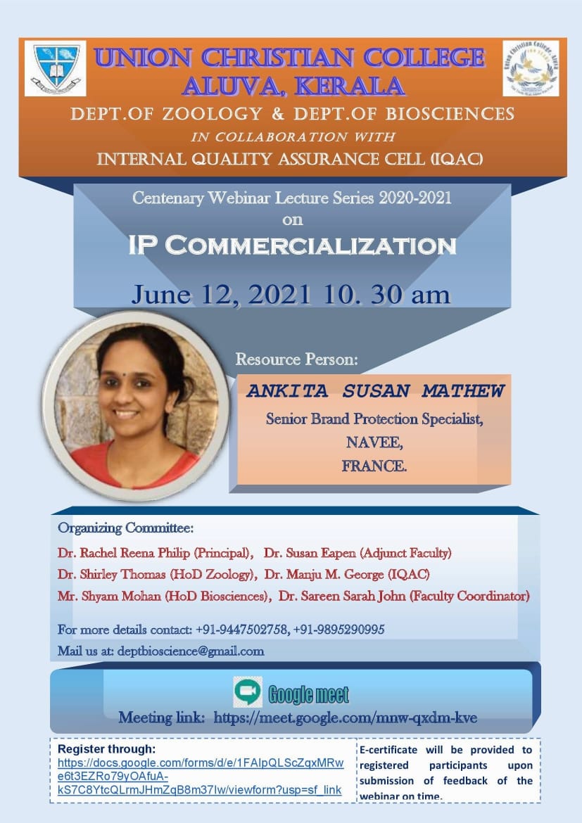 Webinar on IP Commercialization