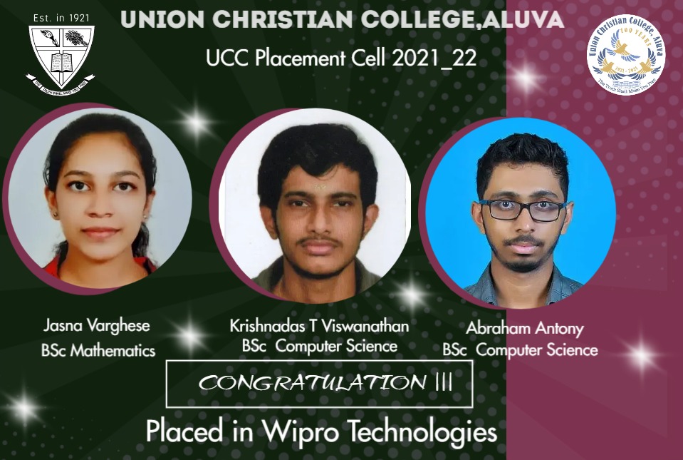 Congratulations to Jasna, Krishnadas and Abraham