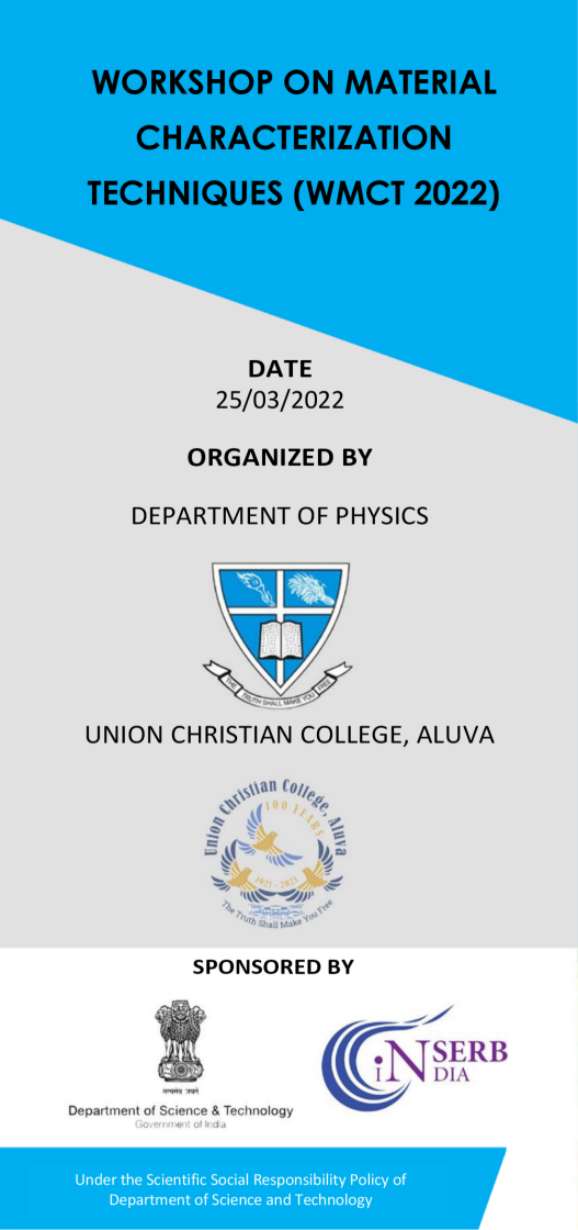 WMCT 2022 – Department of Physics