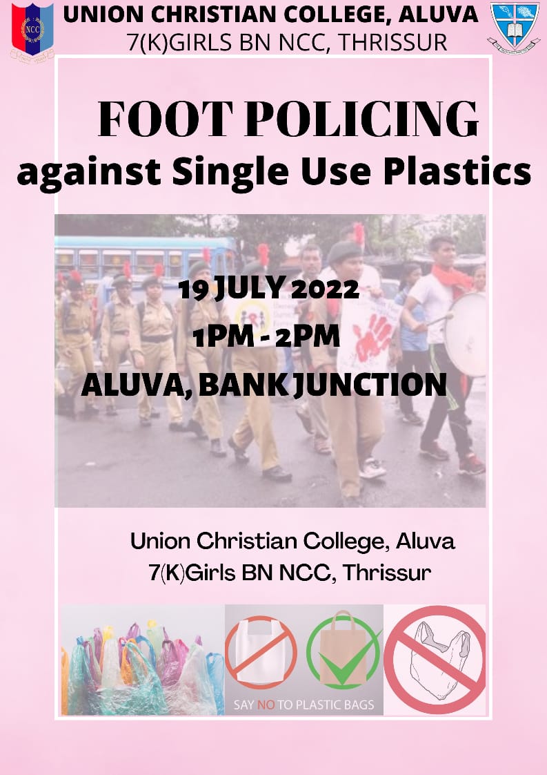 Foot Policing against single use plastics