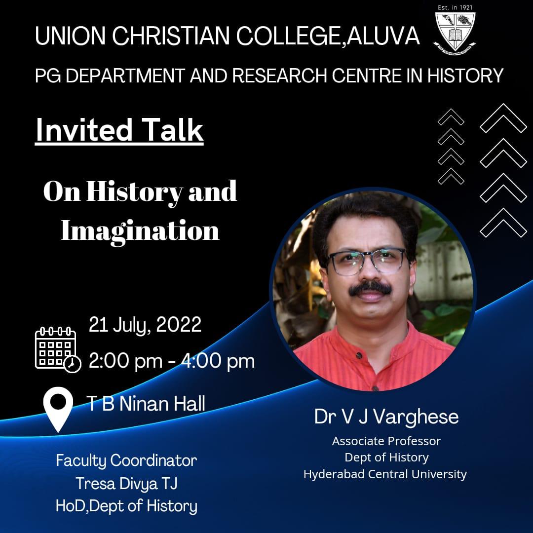 Invited Talk – Dept. of History