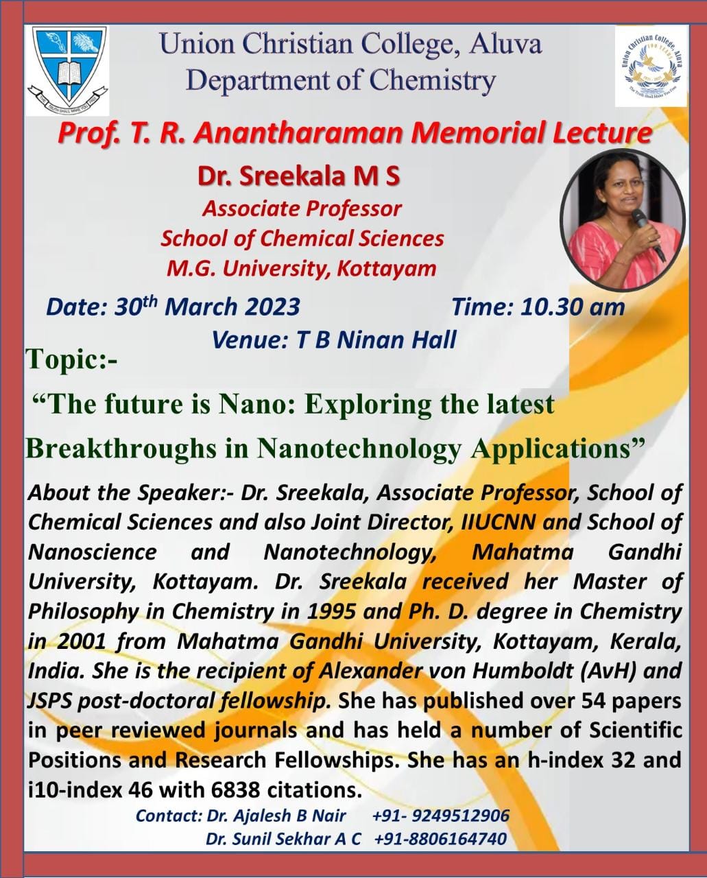 Prof. T.R. Anantharaman Lecture