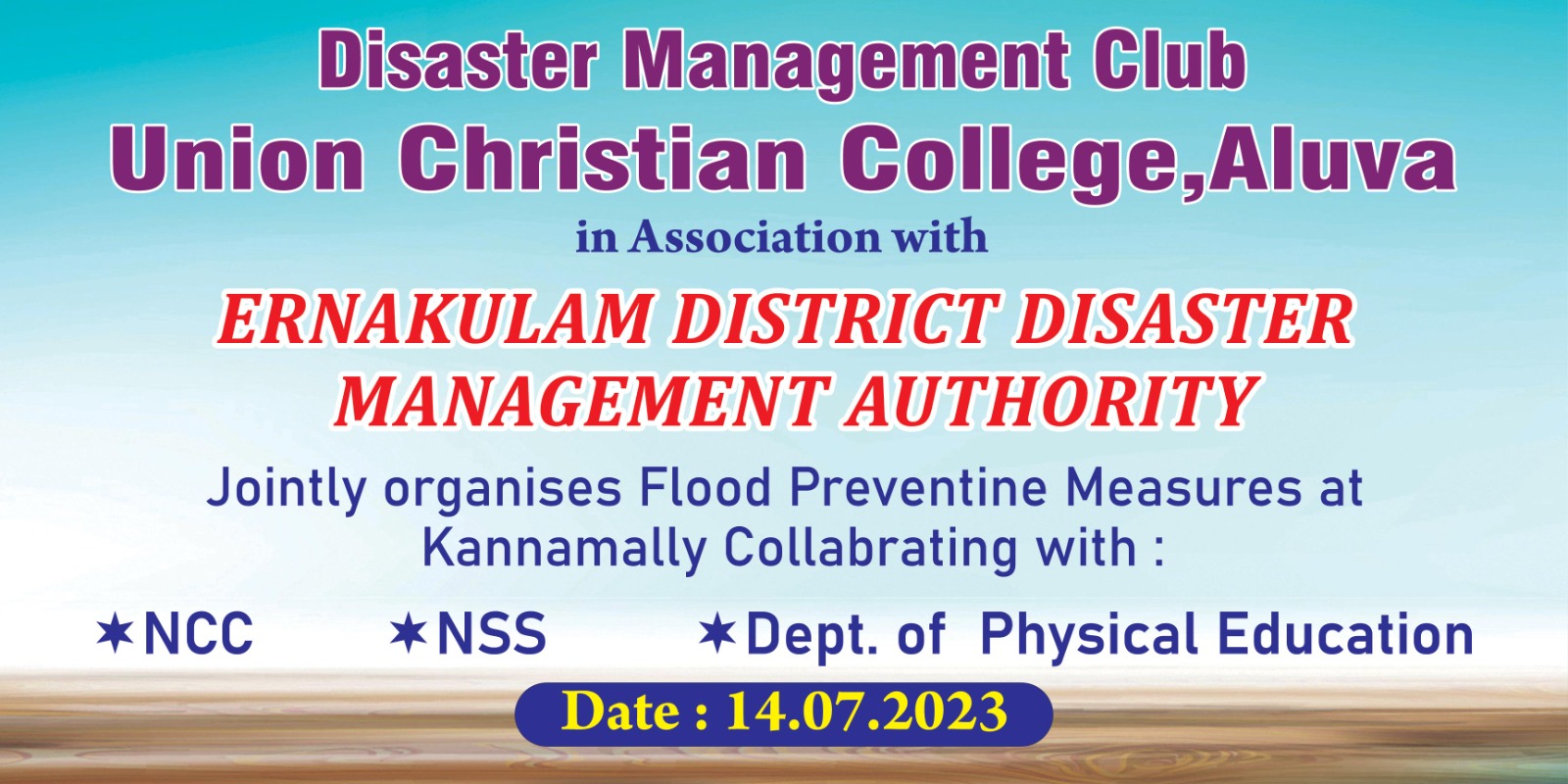 Disaster Management Club Organises Flood Preventive Measures at Kannamally
