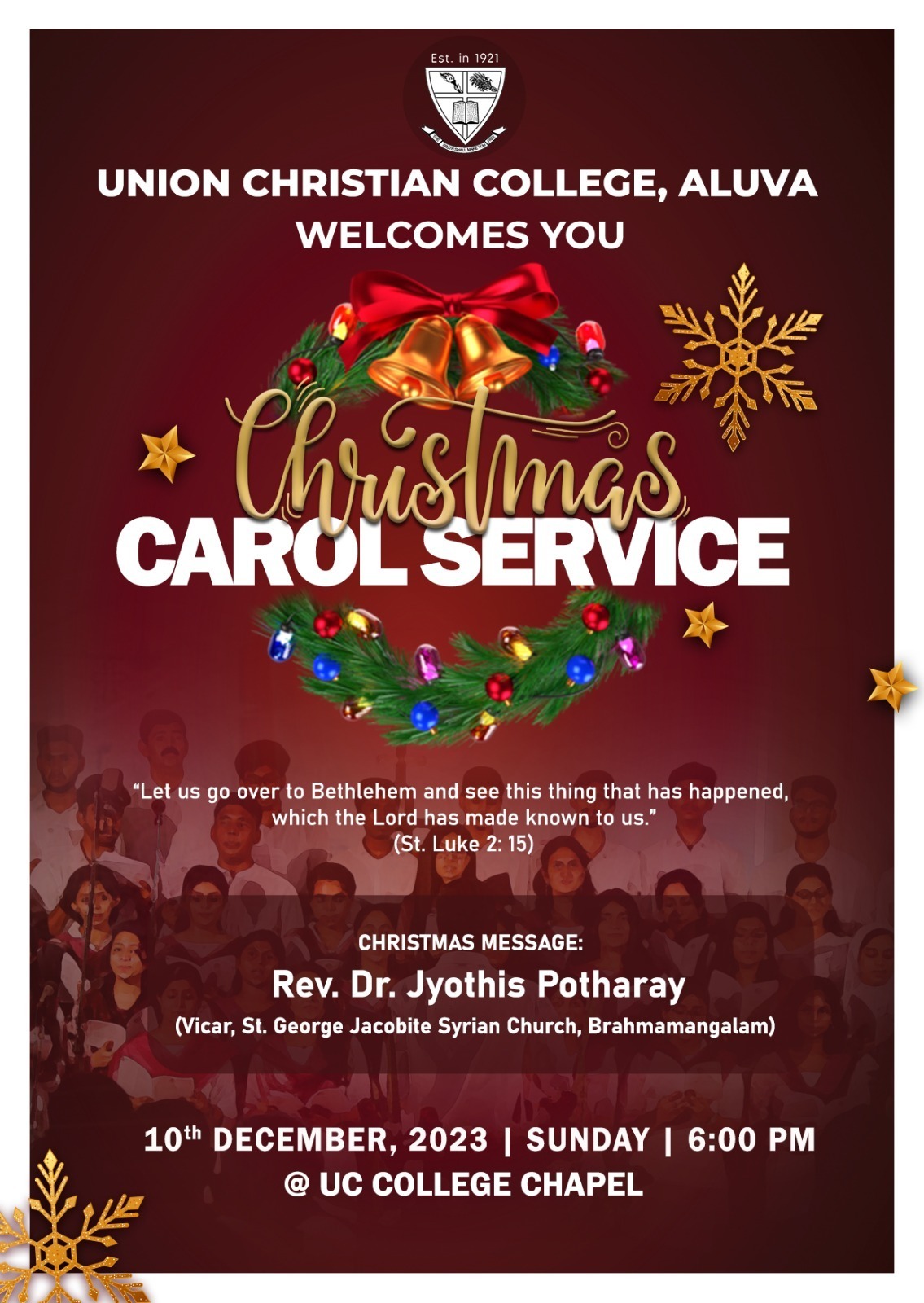 Christmas Carol Service 2023