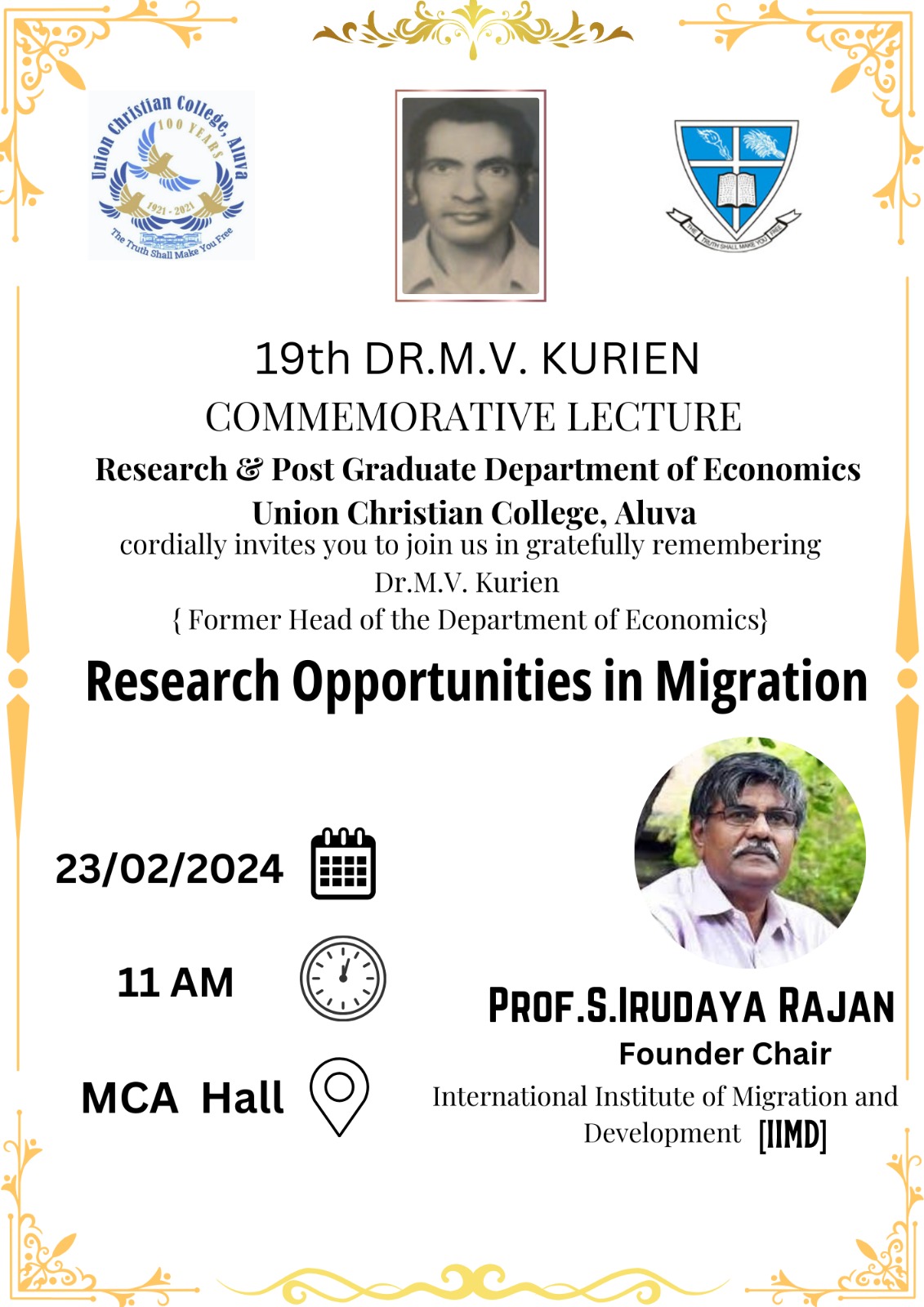 Research Opportunities in Migration