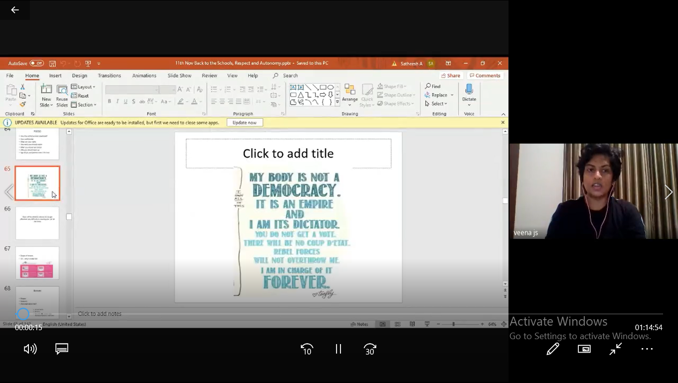 WEBINAR ON SEX EDUCATION