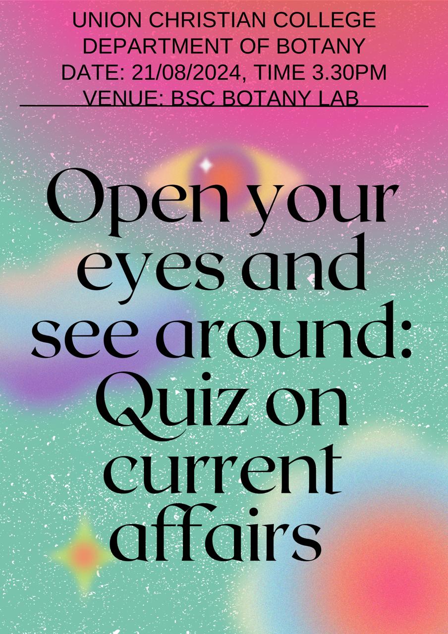 Quiz on current affairs