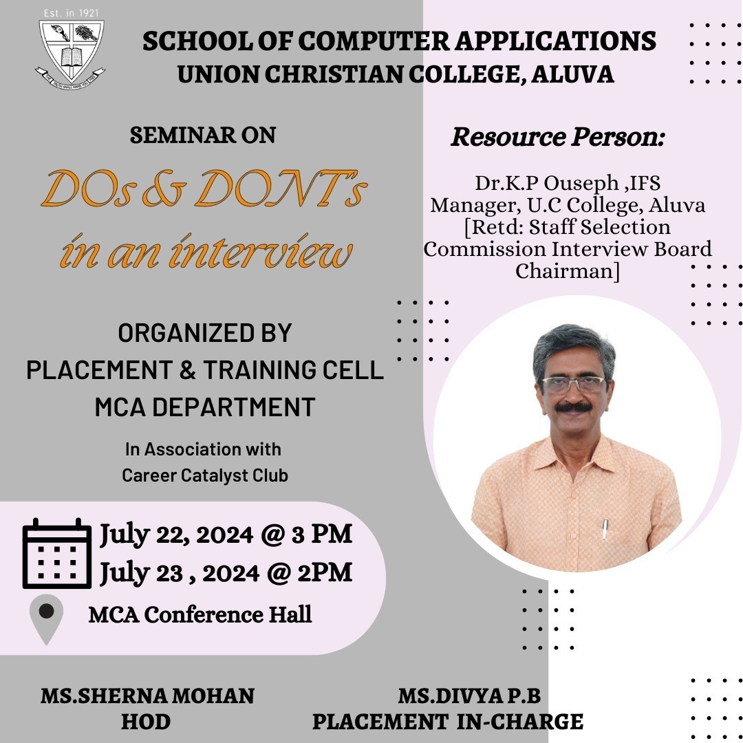 Do’s and Dont’s in an interview