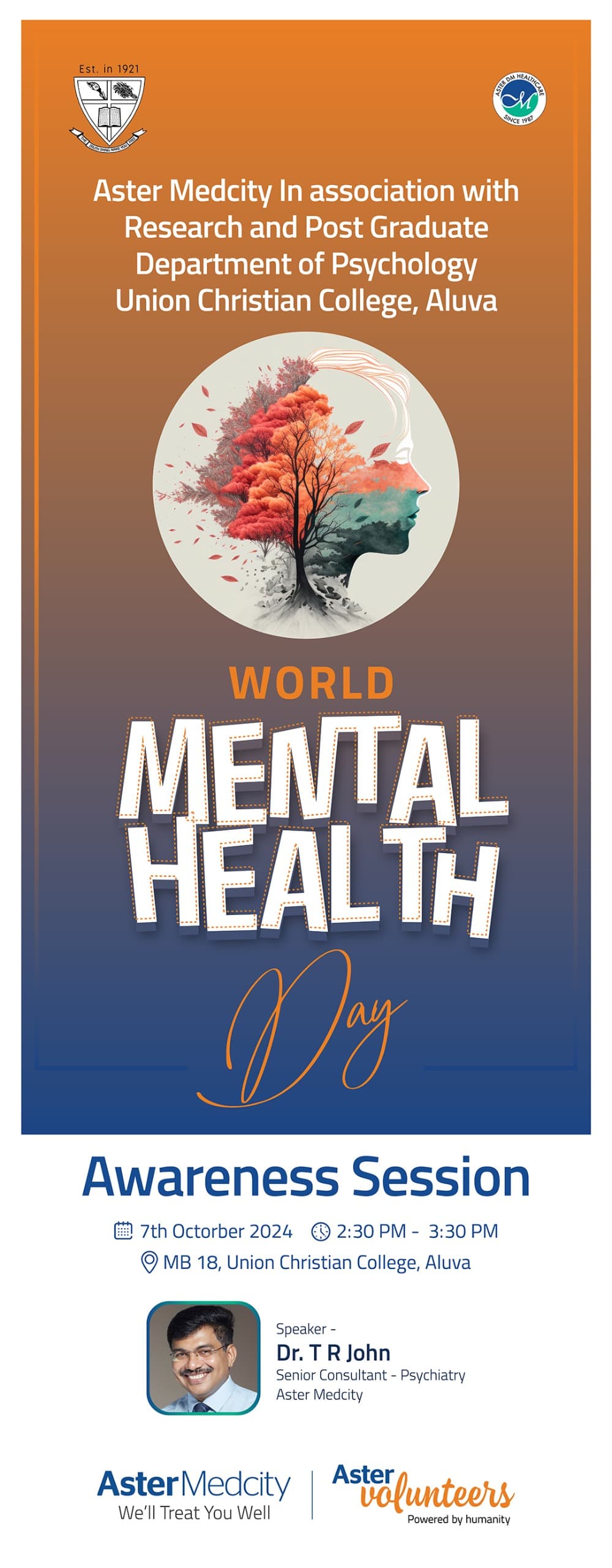 World mental health day awareness programme