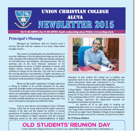 Newsletter 2015