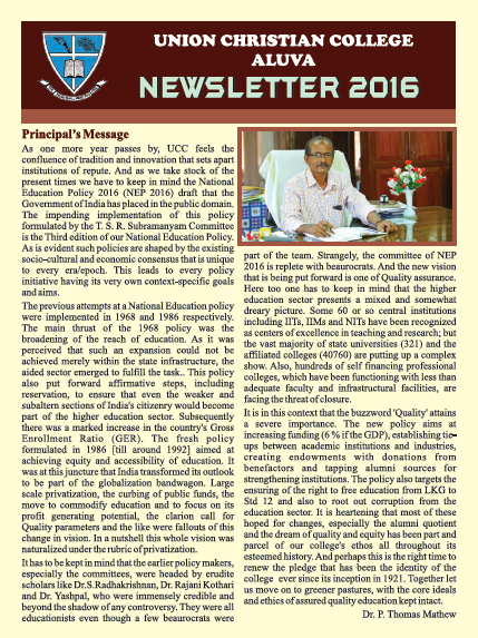 Newsletter 2016