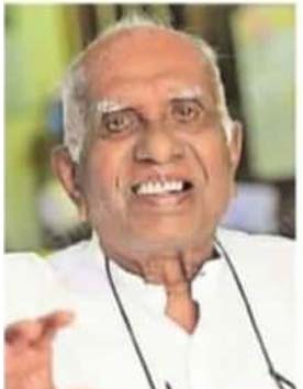 Dr. Ninan Abraham, an alumni and former faculty of UCC turns 100 years old