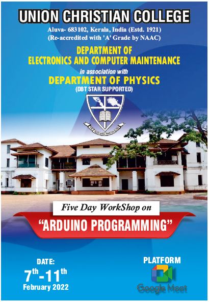 Workshop on “ARDUINO PROGRAMMING”