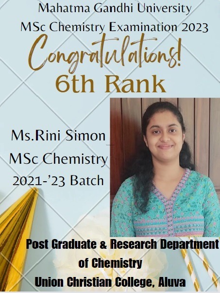 Congratulations to Ms. Rini Simon