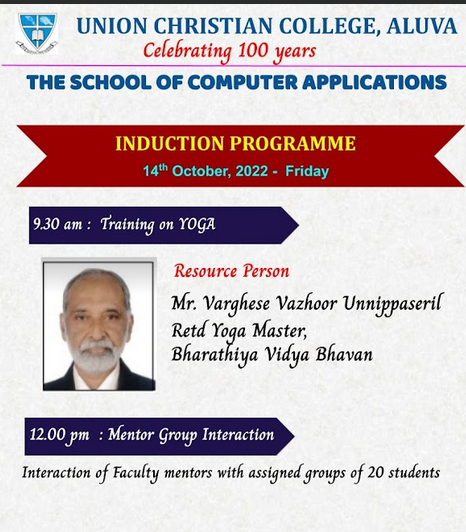 YOGA TRAINING FOR STRESS MANAGEMENT